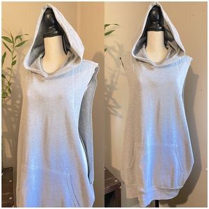 Mens hoodie vest